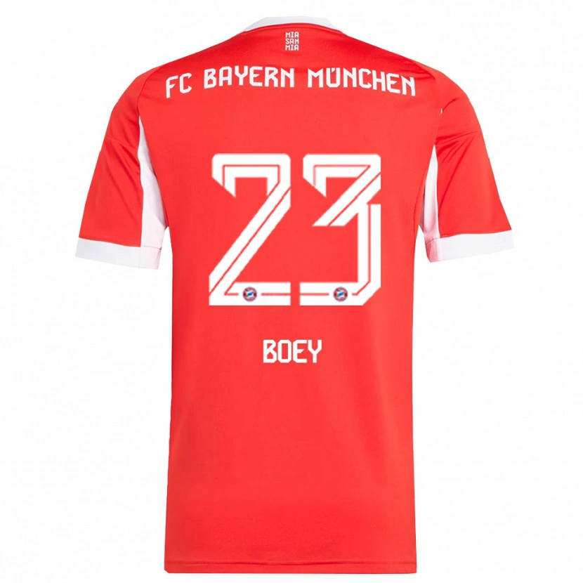 Danxen Men Sacha Boey #23 Red White Home Jersey 2025/26 T-Shirt