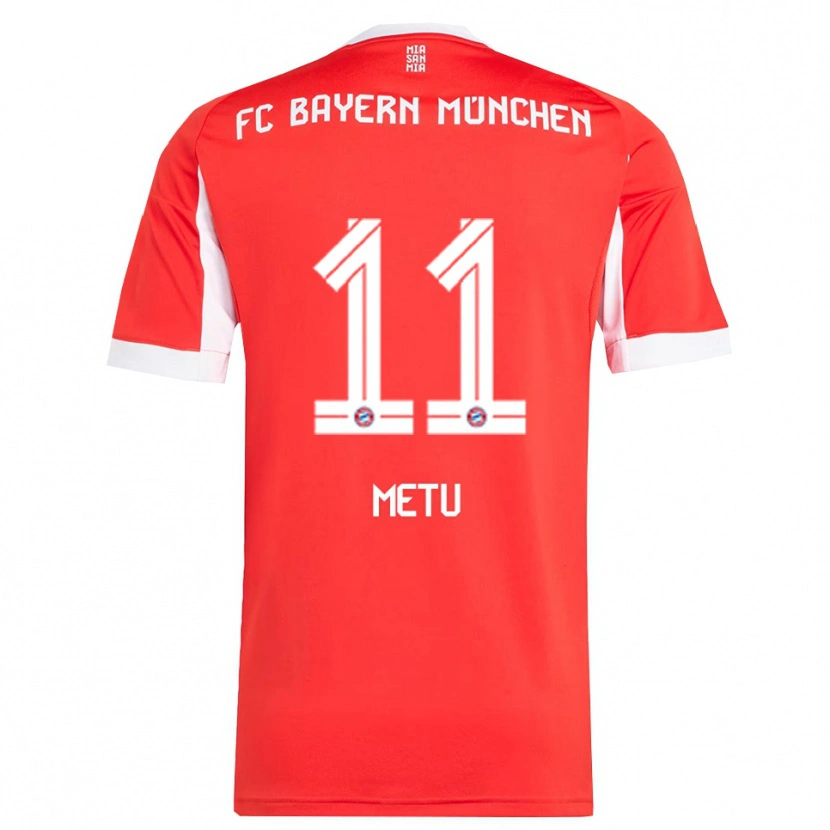 Danxen Men Emilian Metu #11 Red White Home Jersey 2025/26 T-Shirt