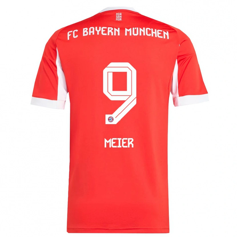Danxen Men Richard Meier #9 Red White Home Jersey 2025/26 T-Shirt