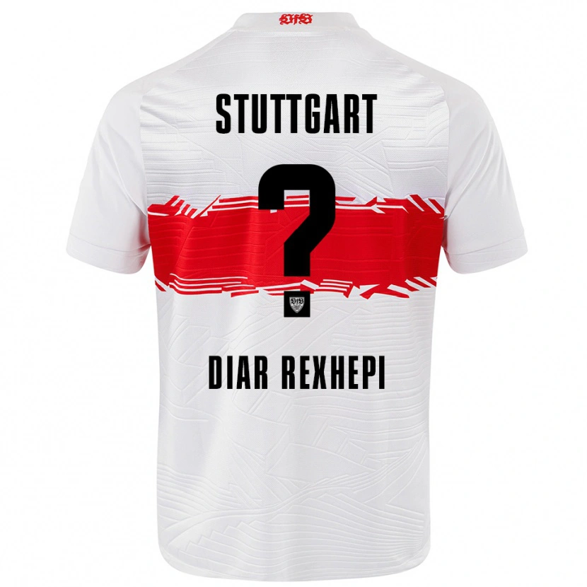 Danxen Men Diar Rexhepi #0 White Red Home Jersey 2025/26 T-Shirt
