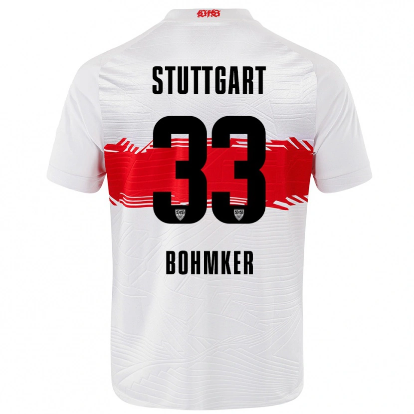 Danxen Men Finn Böhmker #33 White Red Home Jersey 2025/26 T-Shirt