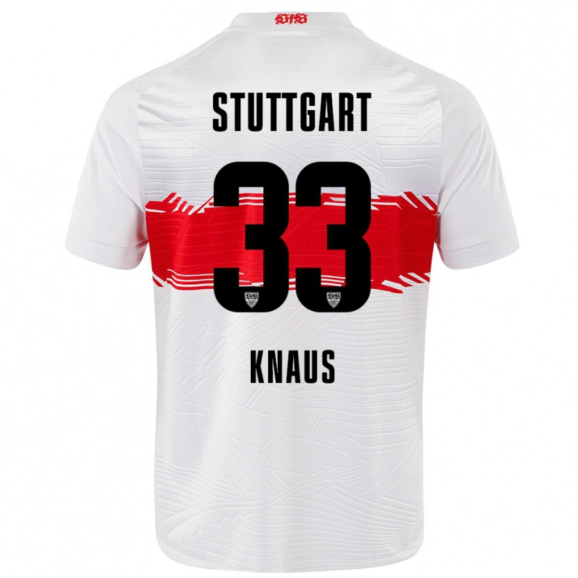 Danxen Men Jessica Knaus #33 White Red Home Jersey 2025/26 T-Shirt