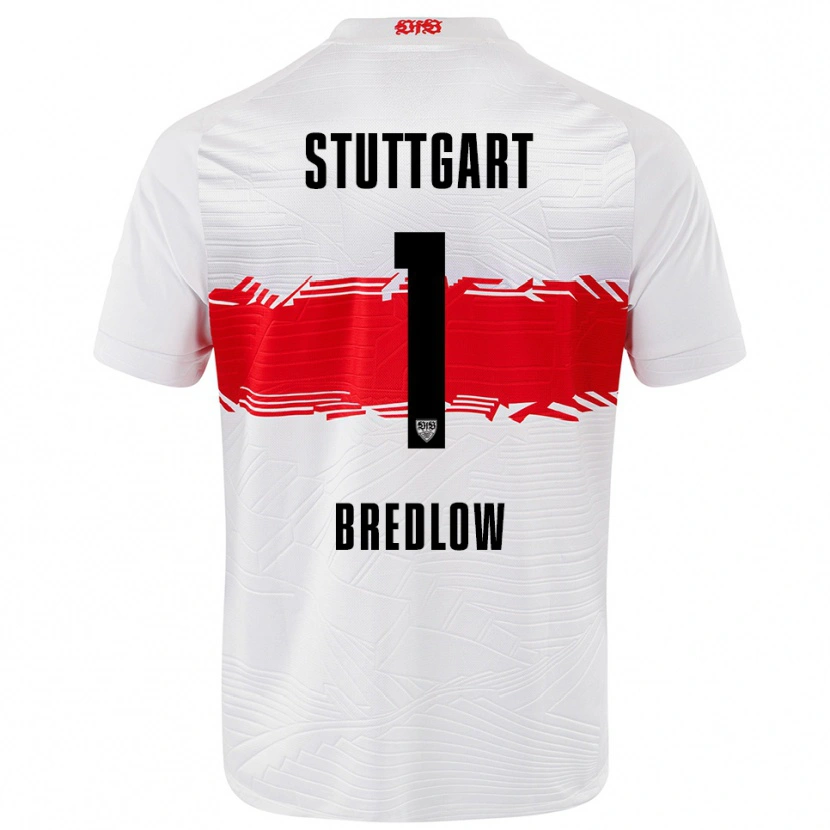 Danxen Men Fabian Bredlow #1 White Red Home Jersey 2025/26 T-Shirt