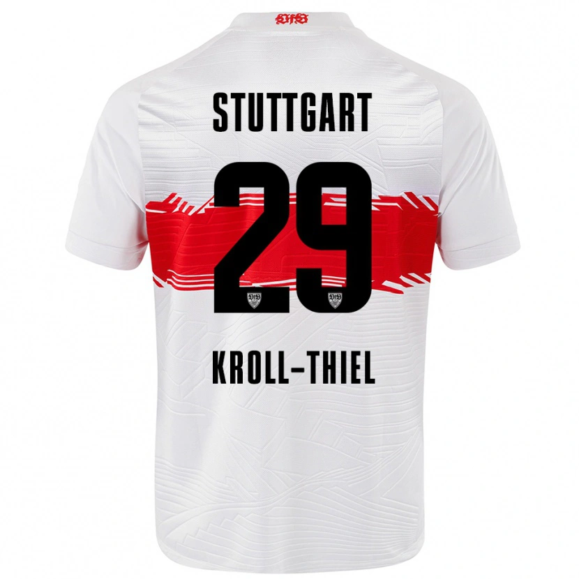 Danxen Men Colin Kroll-Thiel #29 White Red Home Jersey 2025/26 T-Shirt