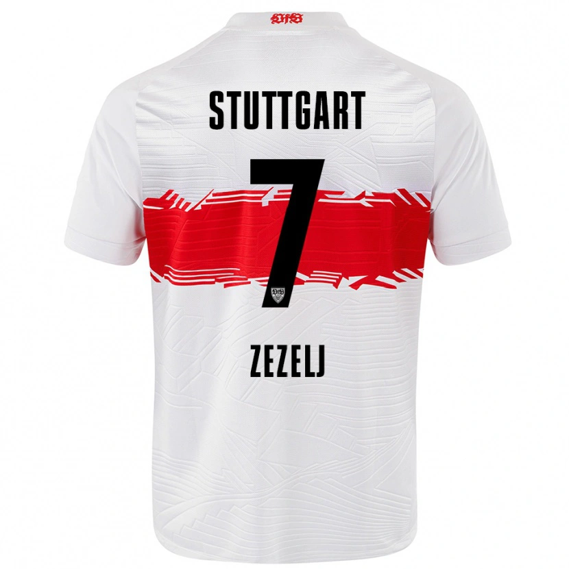Danxen Men Neno Zezelj #7 White Red Home Jersey 2025/26 T-Shirt