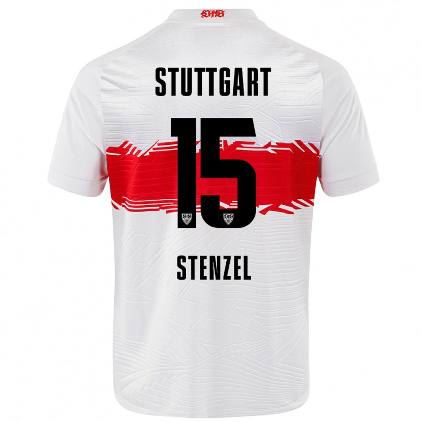 Danxen Men Pascal Stenzel #15 White Red Home Jersey 2025/26 T-Shirt