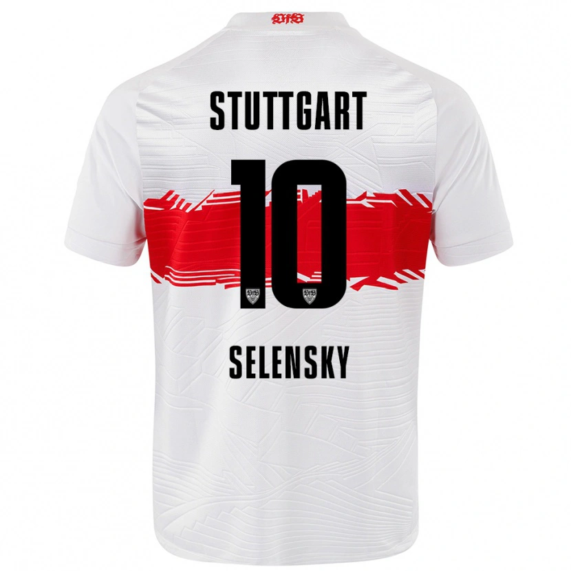 Danxen Men Anja Selensky #10 White Red Home Jersey 2025/26 T-Shirt