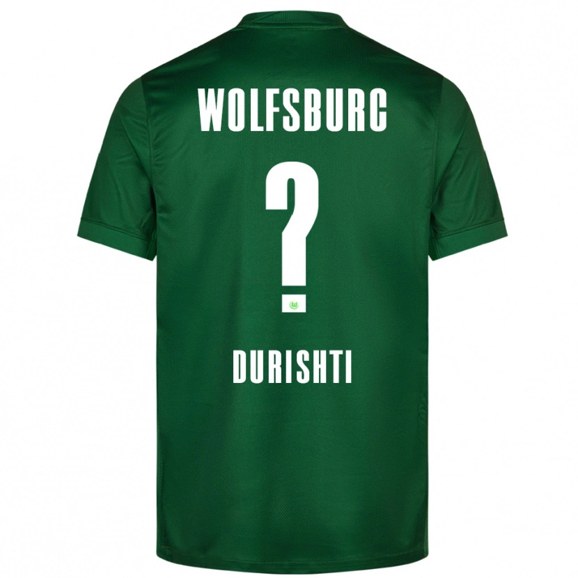 Danxen Men Brendon Durishti #0 Green White Home Jersey 2025/26 T-Shirt