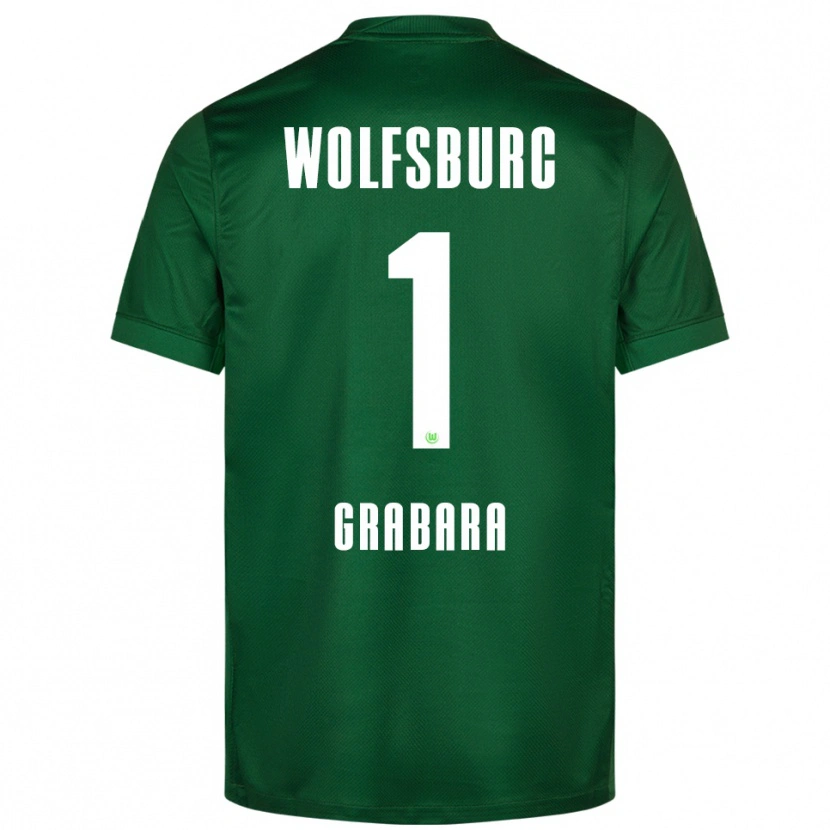 Danxen Men Kamil Grabara #1 Green White Home Jersey 2025/26 T-Shirt