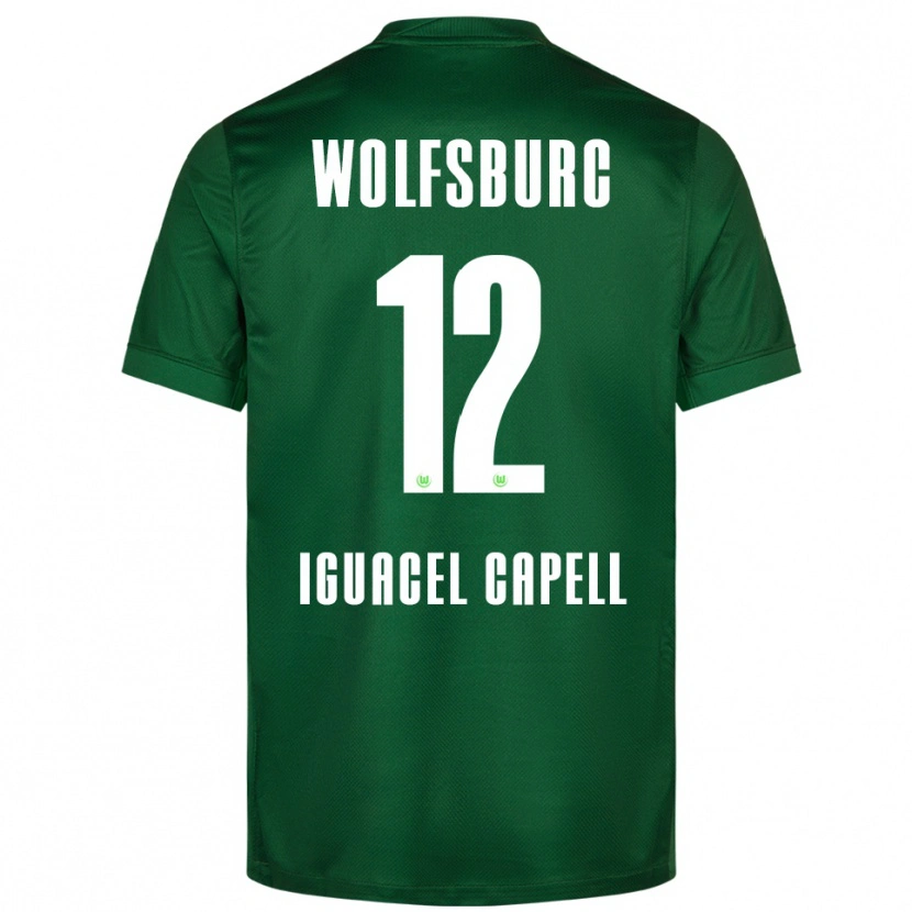 Danxen Men Diego Iguacel Capell #12 Green White Home Jersey 2025/26 T-Shirt