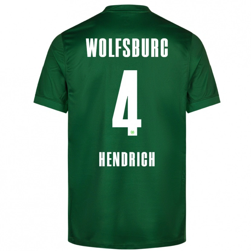 Danxen Men Kathrin Hendrich #4 Green White Home Jersey 2025/26 T-Shirt