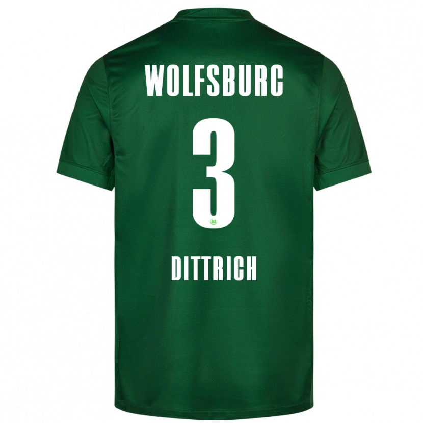 Danxen Men Elia Dittrich #3 Green White Home Jersey 2025/26 T-Shirt