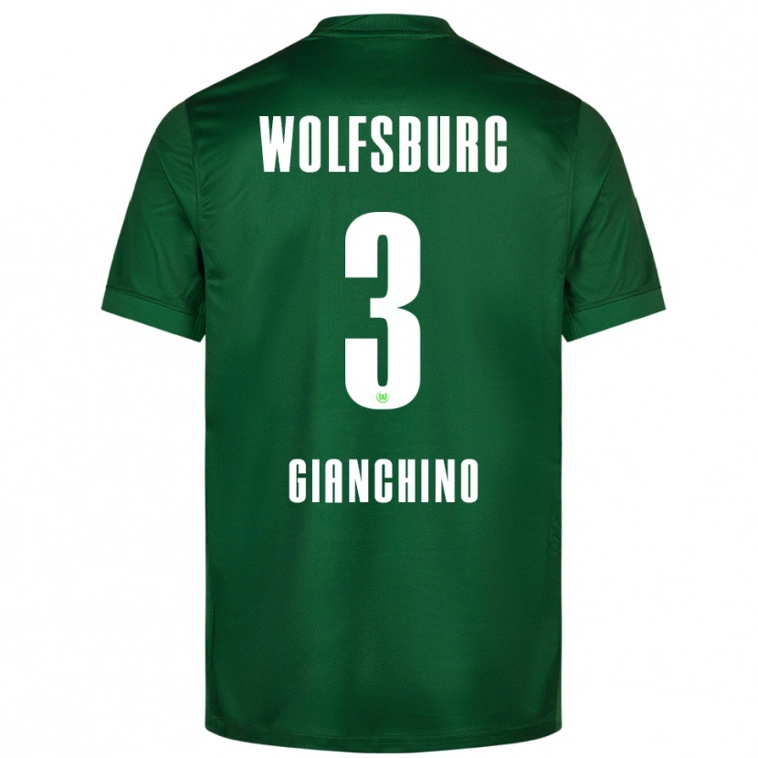 Danxen Men Michele Gianchino #3 Green White Home Jersey 2025/26 T-Shirt