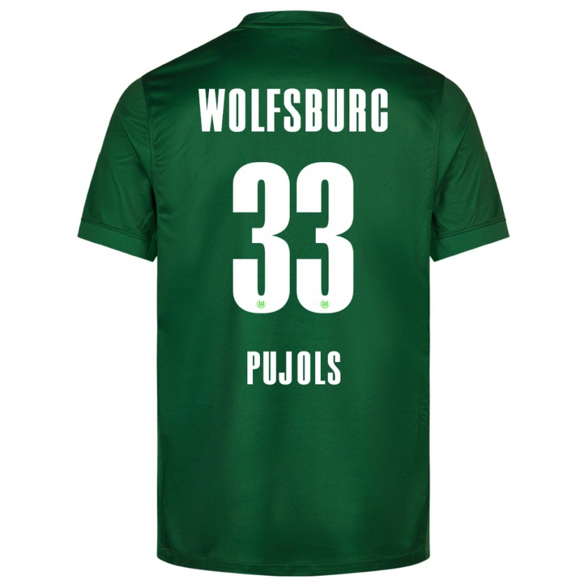 Danxen Men Judit Pujols #33 Green White Home Jersey 2025/26 T-Shirt