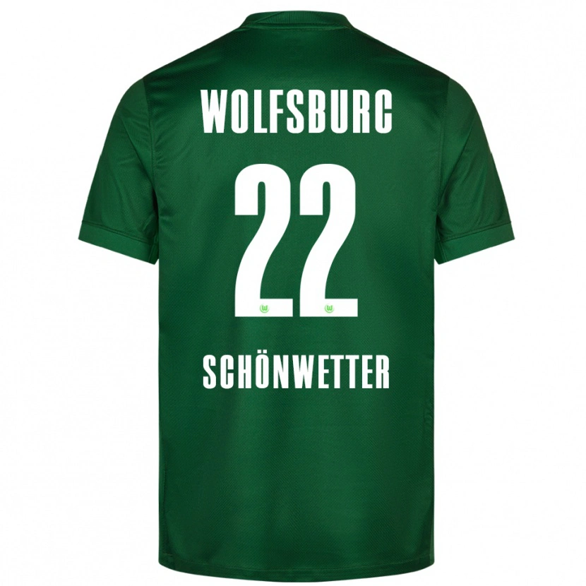 Danxen Men Christina Schönwetter #22 Green White Home Jersey 2025/26 T-Shirt