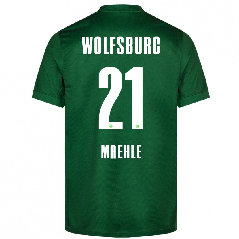 Danxen Men Joakim Maehle #21 Green White Home Jersey 2025/26 T-Shirt