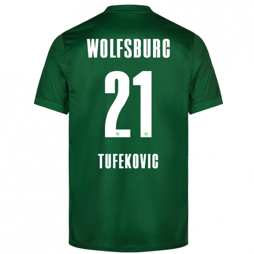 Danxen Men Martina Tufekovic #21 Green White Home Jersey 2025/26 T-Shirt