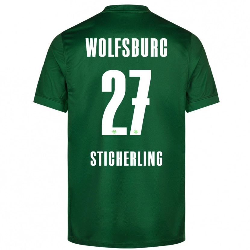 Danxen Men Carl-Anton Sticherling #27 Green White Home Jersey 2025/26 T-Shirt