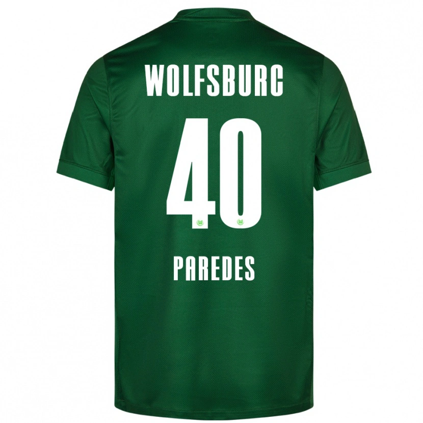 Danxen Men Kevin Paredes #40 Green White Home Jersey 2025/26 T-Shirt