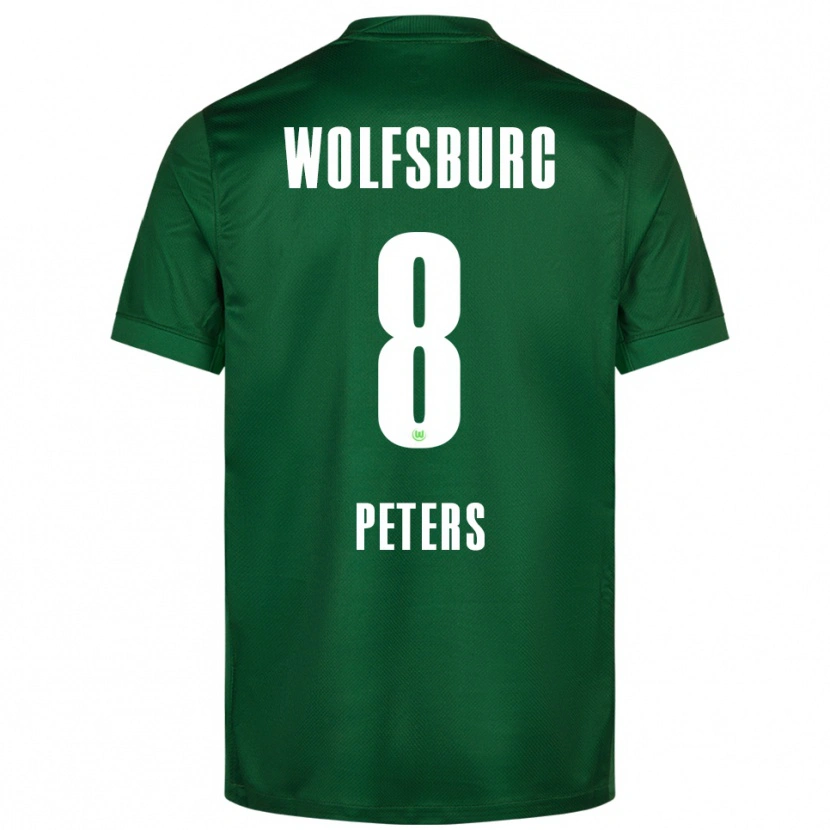 Danxen Men Bent Peters #8 Green White Home Jersey 2025/26 T-Shirt