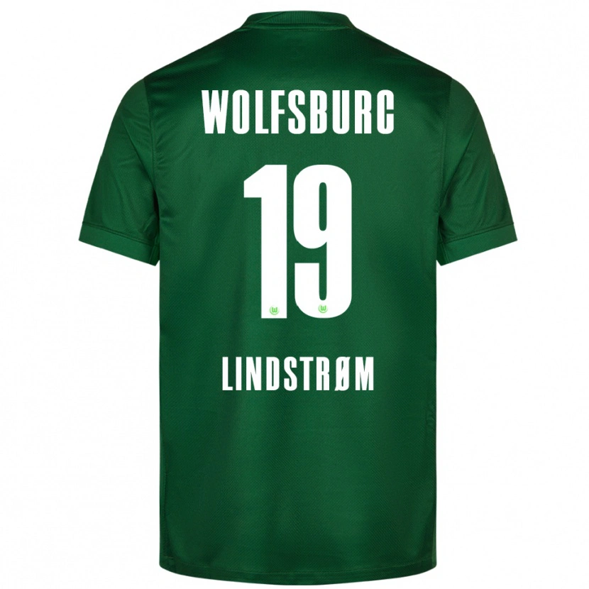 Danxen Men Jesper Lindstrøm #19 Green White Home Jersey 2025/26 T-Shirt