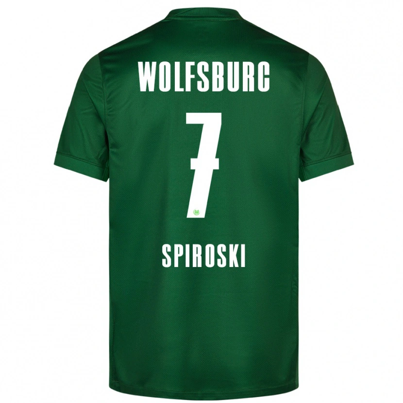 Danxen Men Luka Spiroski #7 Green White Home Jersey 2025/26 T-Shirt