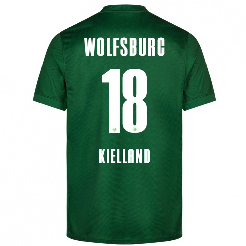 Danxen Men Justine Kielland #18 Green White Home Jersey 2025/26 T-Shirt