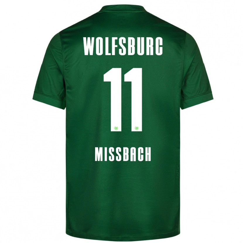 Danxen Men Jupp Mißbach #11 Green White Home Jersey 2025/26 T-Shirt