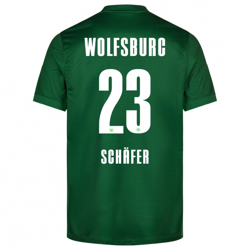 Danxen Men Elia Schäfer #23 Green White Home Jersey 2025/26 T-Shirt
