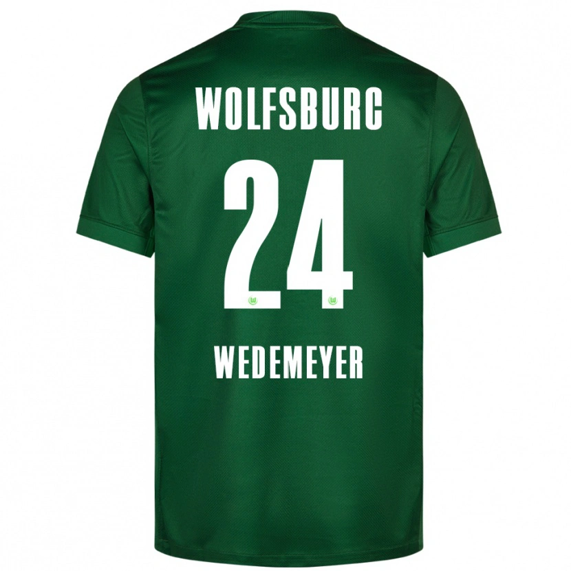 Danxen Men Joelle Wedemeyer #24 Green White Home Jersey 2025/26 T-Shirt