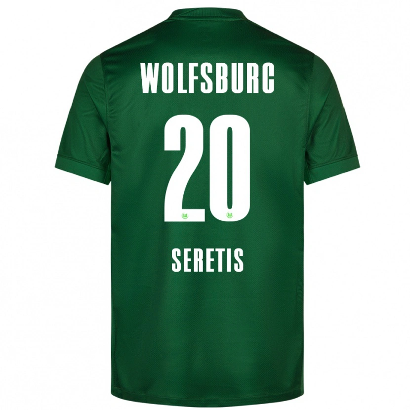 Danxen Men Isaiah Seretis #20 Green White Home Jersey 2025/26 T-Shirt