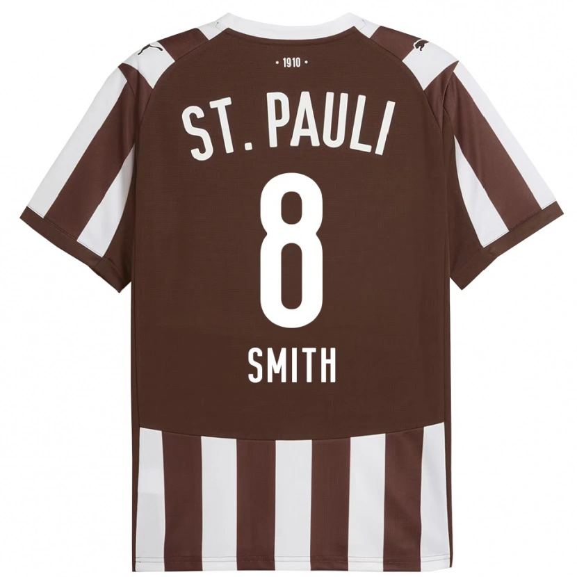 Danxen Men Eric Smith #8 Coffee White Home Jersey 2025/26 T-Shirt