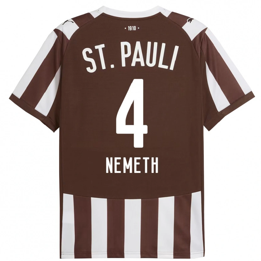 Danxen Men David Nemeth #4 Coffee White Home Jersey 2025/26 T-Shirt
