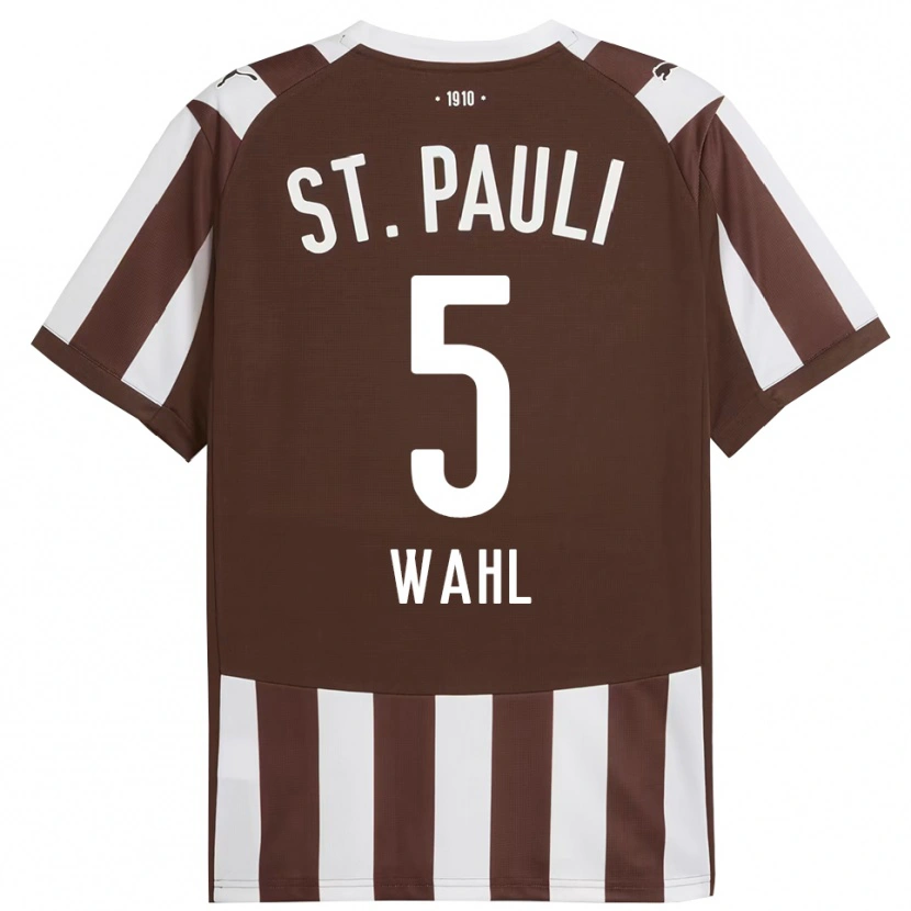 Danxen Men Hauke Wahl #5 Coffee White Home Jersey 2025/26 T-Shirt