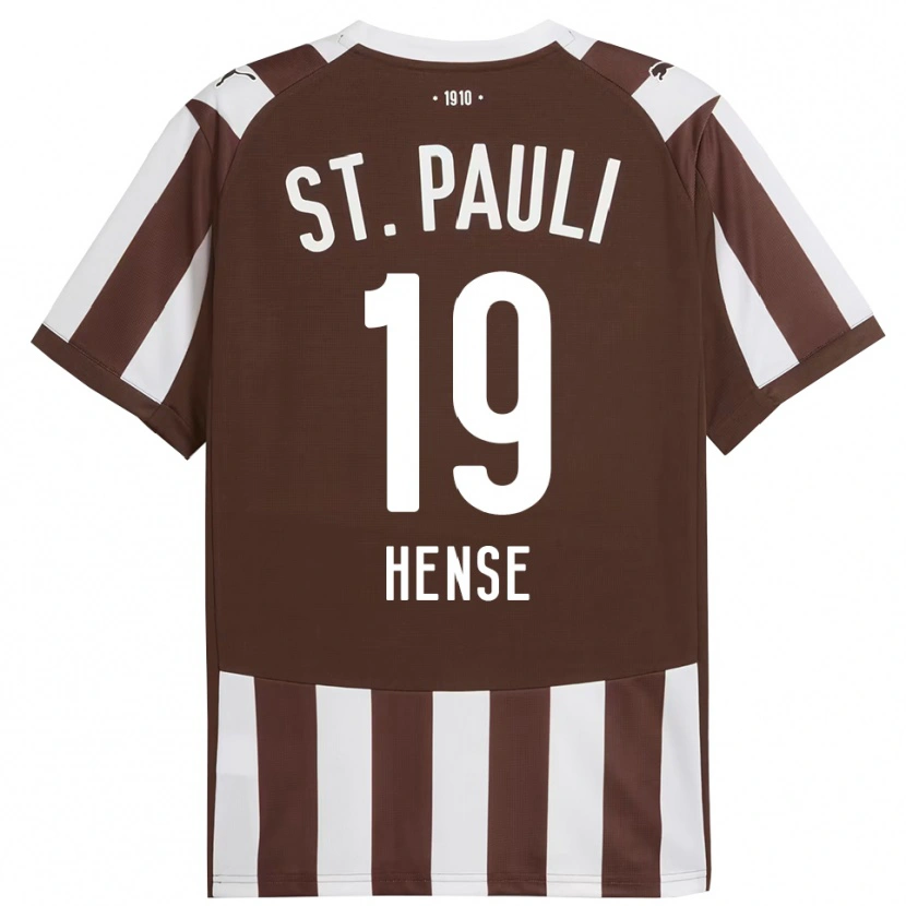 Danxen Men Toralf Hense #19 Coffee White Home Jersey 2025/26 T-Shirt