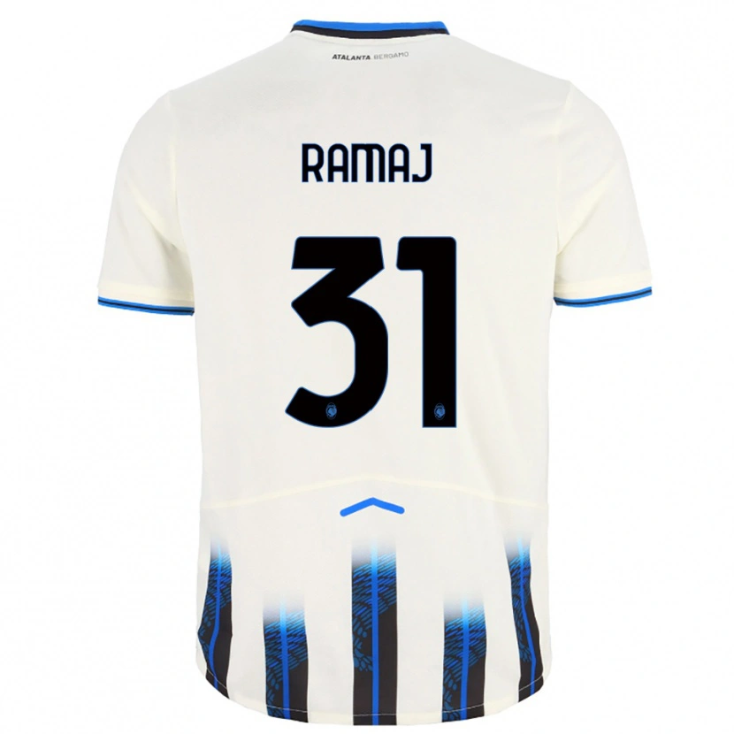 Danxen Men Gabriel Ramaj #31 White Blue Away Jersey 2025/26 T-Shirt