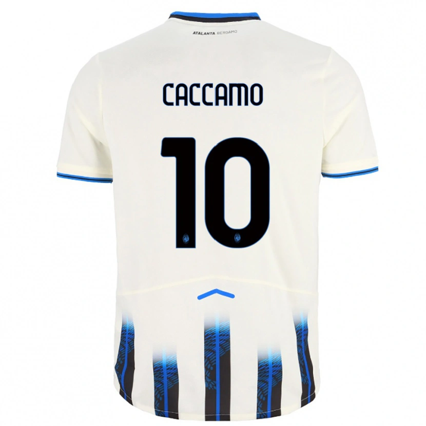 Danxen Men Patrizia Caccamo #10 White Blue Away Jersey 2025/26 T-Shirt