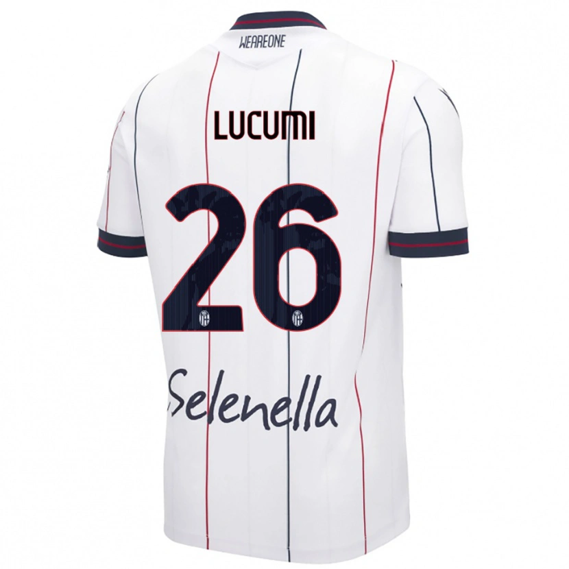 Danxen Men Jhon Lucumí #26 White Royal Blue Away Jersey 2025/26 T-Shirt