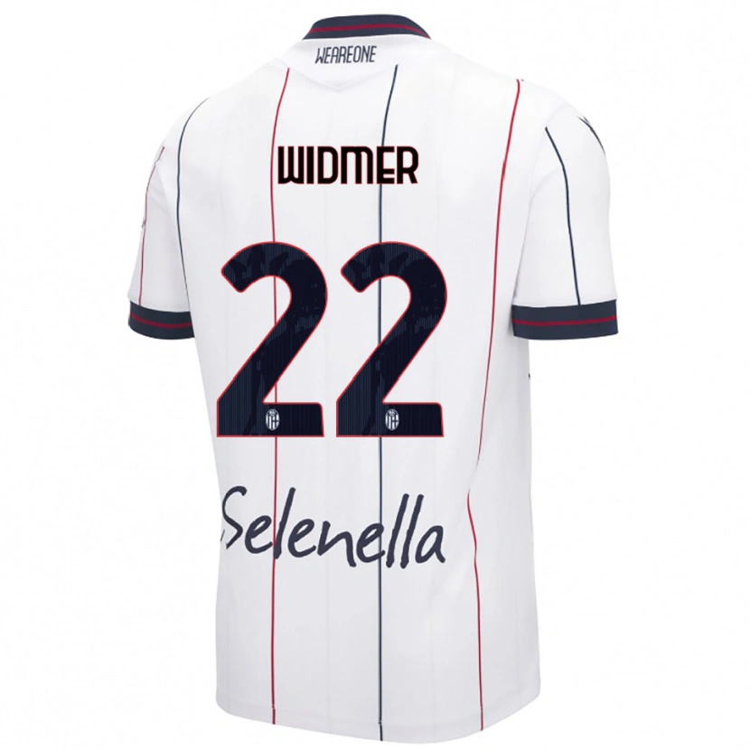 Danxen Men Renato Widmer D'autilia #22 White Royal Blue Away Jersey 2025/26 T-Shirt