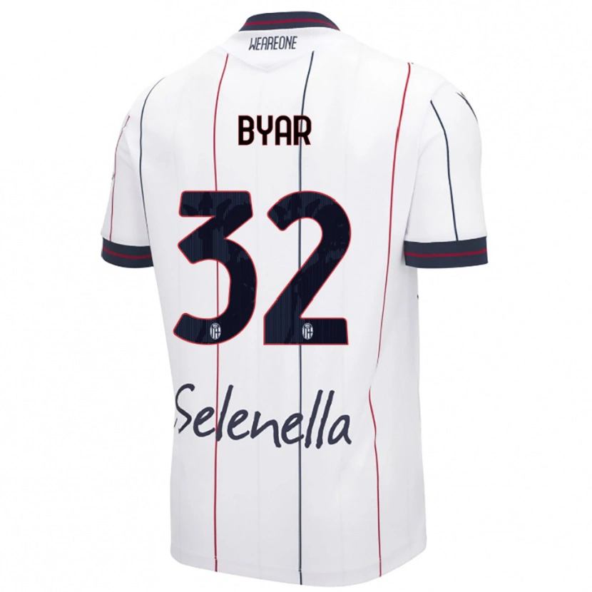 Danxen Men Naïm Byar #32 White Royal Blue Away Jersey 2025/26 T-Shirt