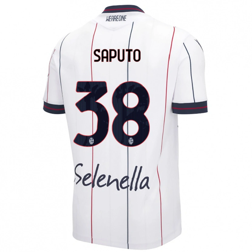 Danxen Men Jesse Saputo #38 White Royal Blue Away Jersey 2025/26 T-Shirt