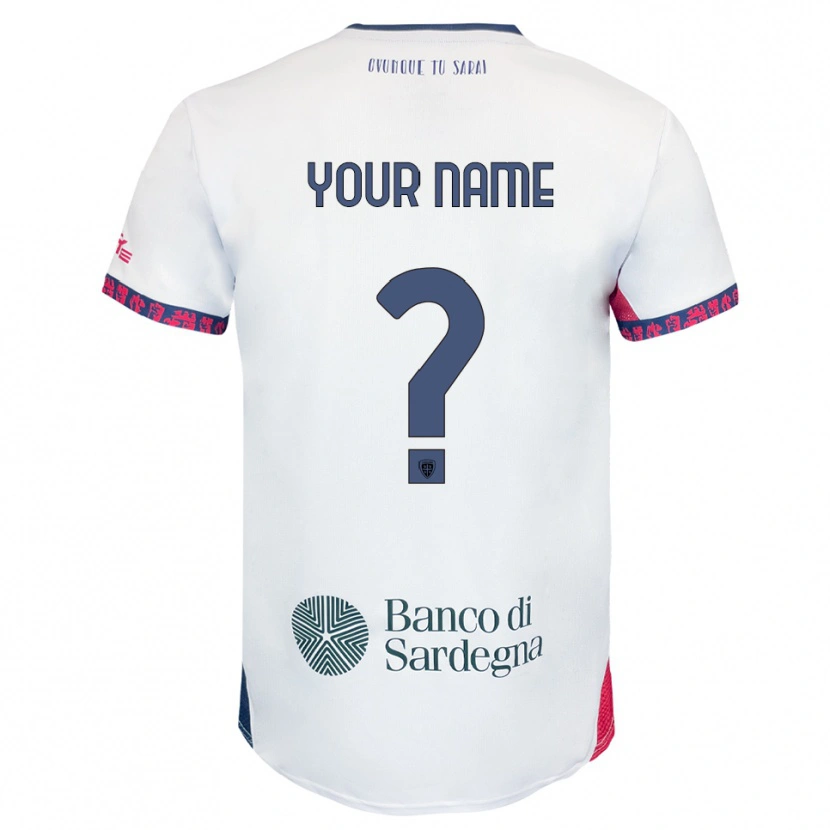 Danxen Men Your Name #0 White Navy Red Away Jersey 2025/26 T-Shirt
