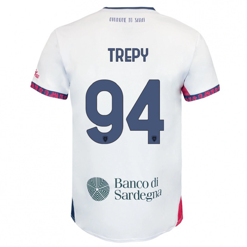 Danxen Men Yael Trepy #94 White Navy Red Away Jersey 2025/26 T-Shirt