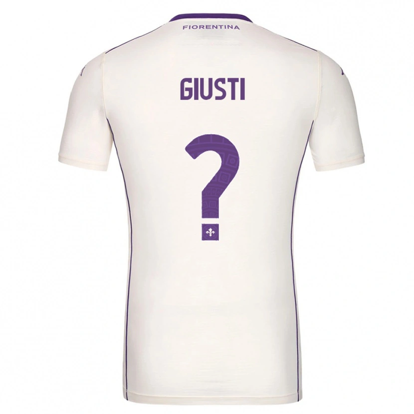 Danxen Men Edoardo Giusti #0 White Purple Red Away Jersey 2025/26 T-Shirt