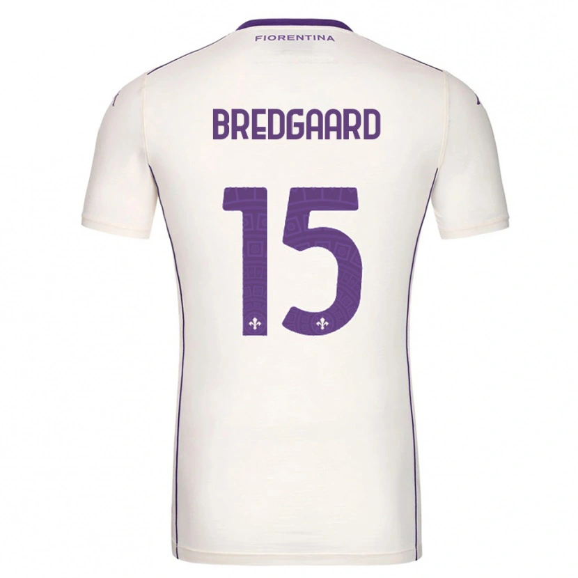 Danxen Men Sofie Bredgaard #15 White Purple Red Away Jersey 2025/26 T-Shirt