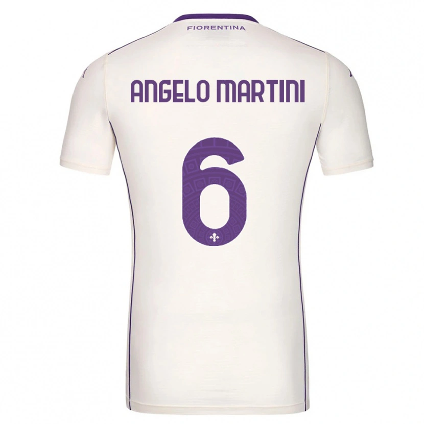 Danxen Men Angelo Martini #6 White Purple Red Away Jersey 2025/26 T-Shirt