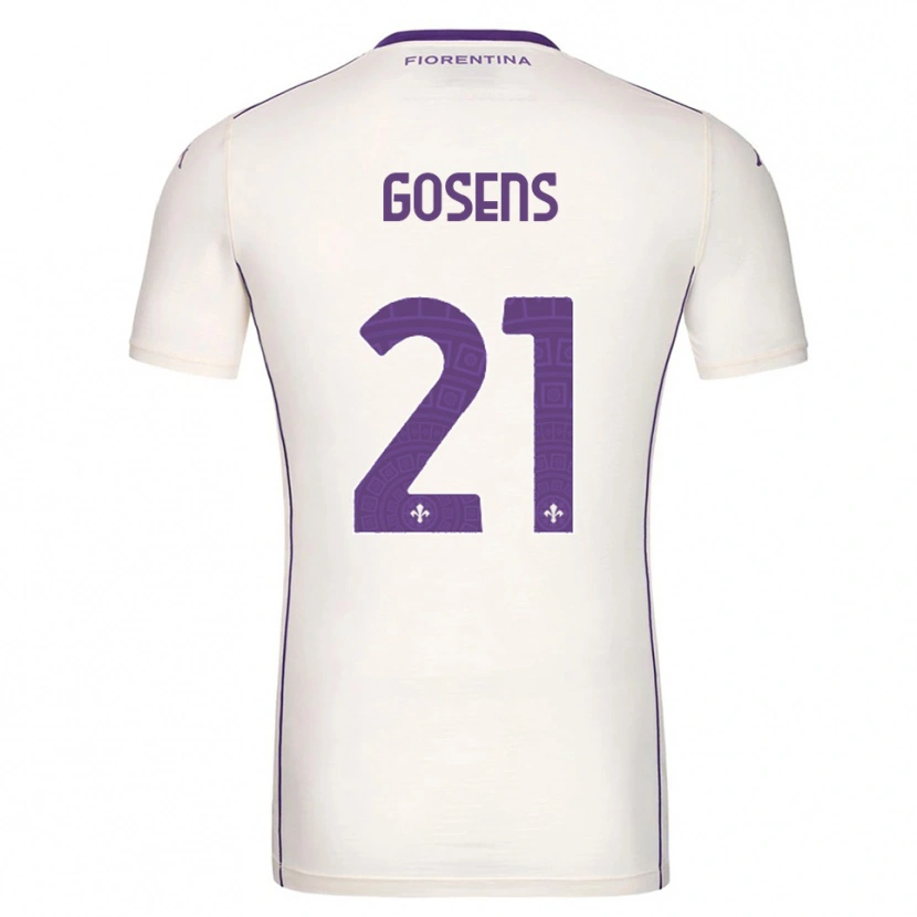 Danxen Men Robin Gosens #21 White Purple Red Away Jersey 2025/26 T-Shirt