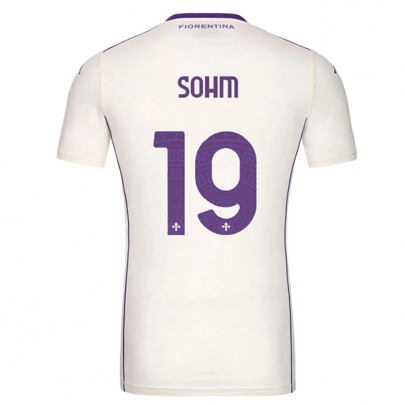 Danxen Men Simon Sohm #19 White Purple Red Away Jersey 2025/26 T-Shirt