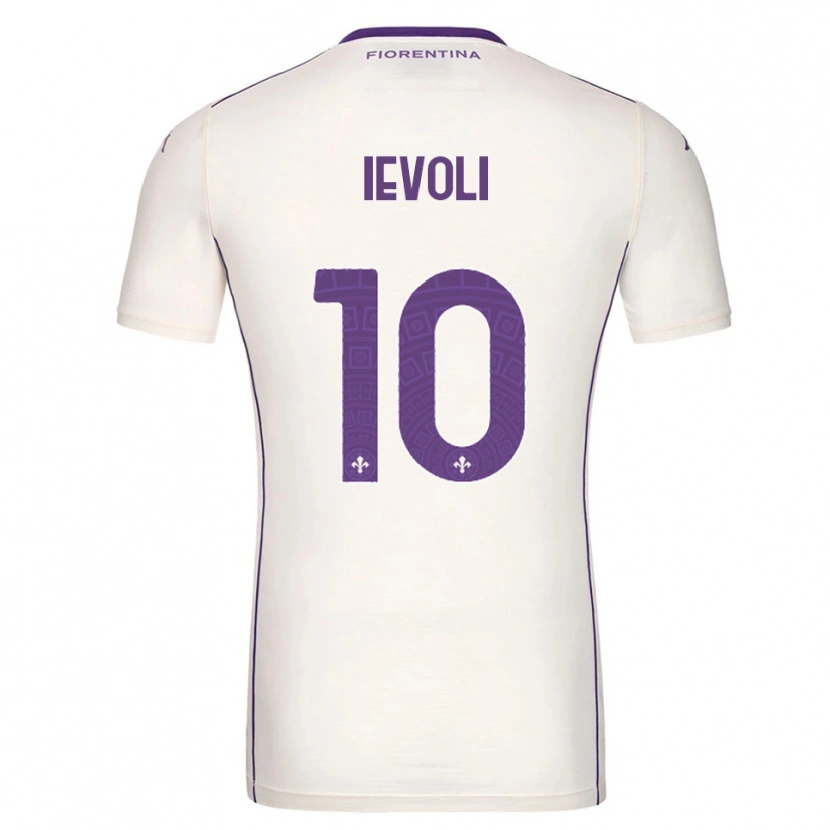 Danxen Men Mattia Ievoli #10 White Purple Red Away Jersey 2025/26 T-Shirt