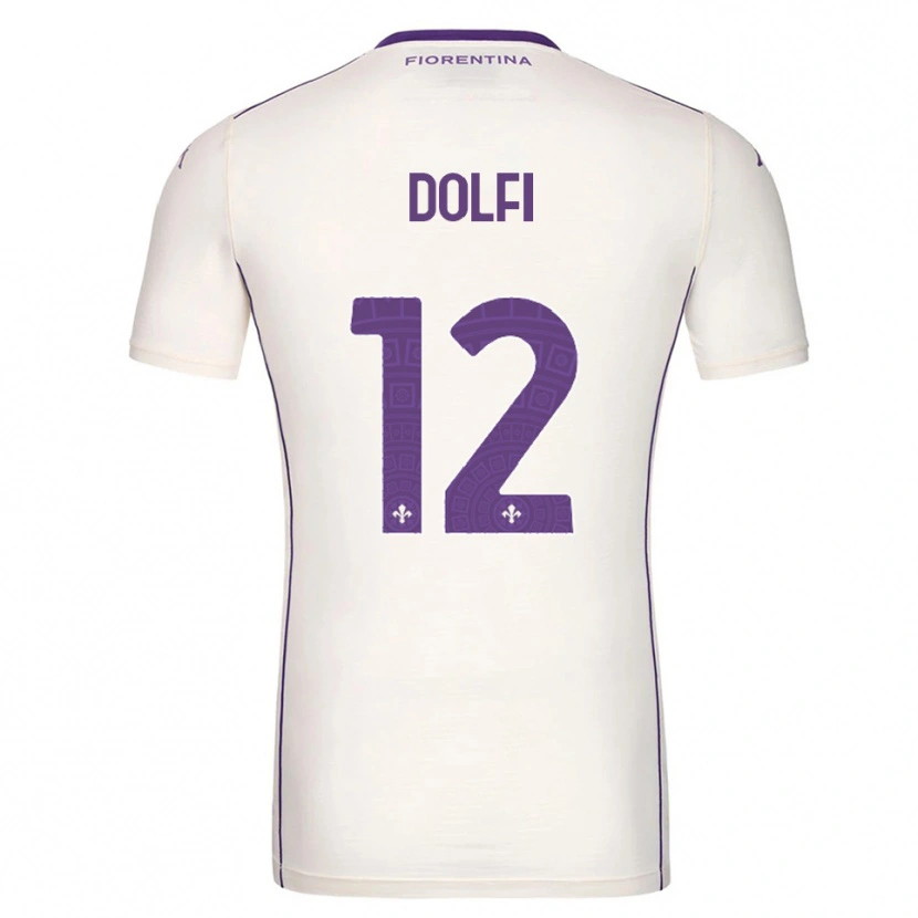 Danxen Men Brando Dolfi #12 White Purple Red Away Jersey 2025/26 T-Shirt